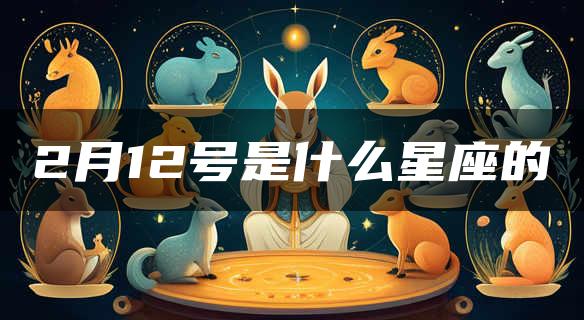 2月12号是什么星座的