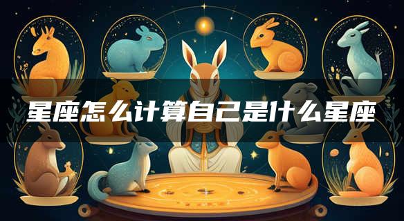 星座怎么计算自己是什么星座