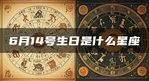 6月14号生日是什么星座