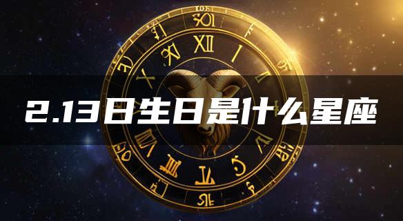 2.13日生日是什么星座